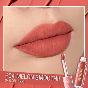PINKFLASH Matte Lipstik Lembut Tahan Lama Pelembab Pigmentasi Tinggi 24 Colors