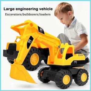 Big Truck Toys Large Size Excavator Dump Truck Engineering Car Toys Gift for Kids 3to 6 Years Olds