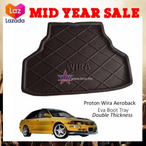 Proton Wira Aeroback EVA Copolymer Car Boot Tray Luggage Cargo Trunk Tray