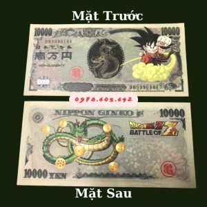 Tờ Lưu Niệm 1000 Yen Nhật Hình Rồng Soguku vật phẩm sưu tầm thú vị - SP006051