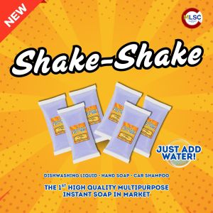 SHAKE SHAKE SOAP -Just Add Water!