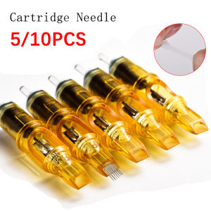 5pcs/bag Yellow Dragonfly Ⅰ Tattoo Cartridge Needle RL RM RS M1 For Tattoo Machine Pen Needle Accessories