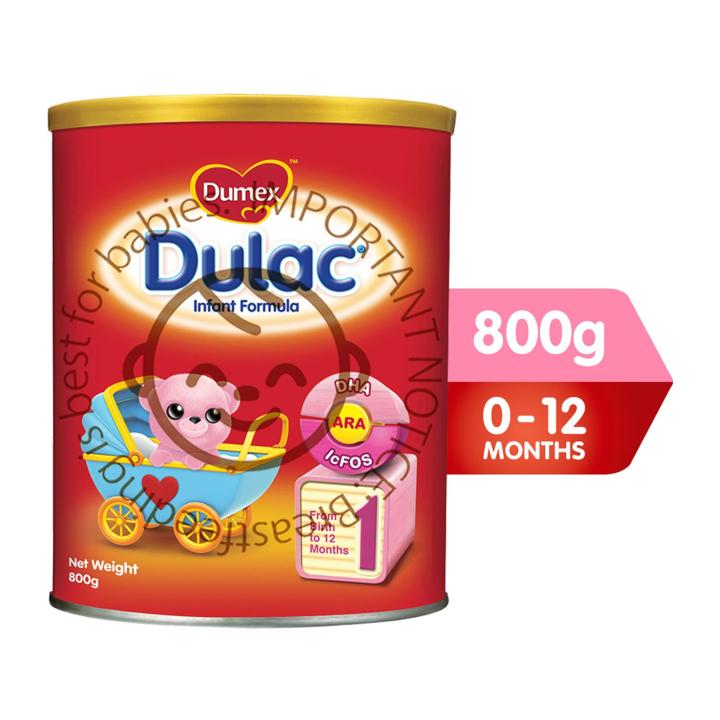 Dumex Dulac Stage Infant Newborn Baby Milk Formula (800g