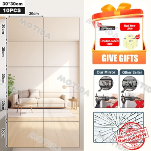 Sticker Mirror Wall full-length mirror Stitching mirror wall-mounted self-adhesive mirror