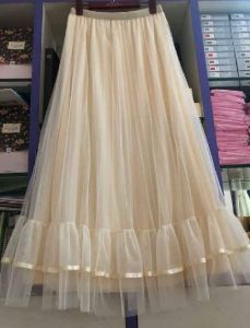 ROK TUTU MUTIARA RUFLLE "ROK TUTU POLOS PANAJANG WANITA GAUN MEWAH BAHAN TILE IMPORT YAMAN DI PAKAI" DALEMAN PISKET