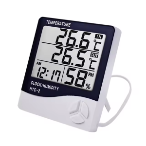Upgrade HTC-2 LCD Electronic Digital Temperature Humidity Meter Home Thermometer Hygrometer Indoor Outdoor Weather Station Clock