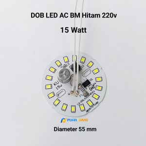 PCB Lampu LED AC BM Hitam Watt Lengkap 3 5 7 9 12 15 18 20 27 30 40 50 Watt Modul Mesin Lampu LED