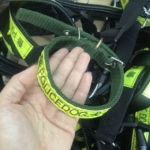 Vòng Cổ Police phản quang cho Chó - 4 size