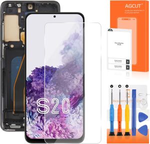 INCELL for Samsung Galaxy S20 5G Screen Replacement S20 5G LCD Display G981 SM-G981F SM-G981U LCD Digitizer Screen Touch with Black Frame(No Fingerprint Function)(Not for 4G)