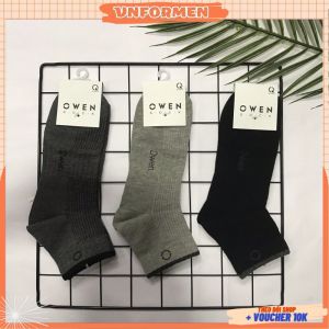 [7/7 - đồng giá 7K] Tất vớ nam OWEN cổ trung - tất hài - cổ ngắn TAT03- TAT05- TAT04 không hôi không xù lông thoáng khí