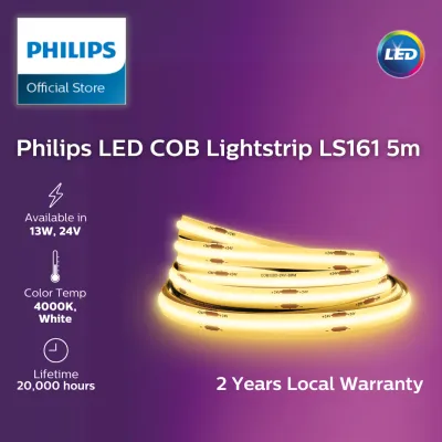 Philips LED COB Lightstrip LS161 13W 5m Warm White 3000K | Chip on Board