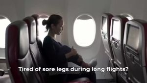 Airplane Foot Hammock Footrest to Relax Your Feet Travel Foot Rest Comfy Hanger Rest for Long Flights & Office Nap Portable Sling for Feet Relief on Plane Desk