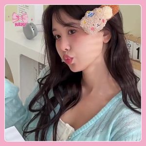 Kẹp tóc mái Gấu bông lông xù mềm mại KEXI kẹp mỏ vịt búi tóc hình thú dễ thương cho bạn gái