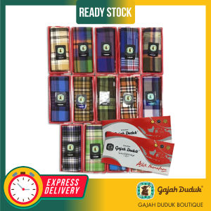 Kain Pelikat Gajah Duduk Asia Nusantara ✅ Boleh Pilih Warna (Standard - 2000 Benang)