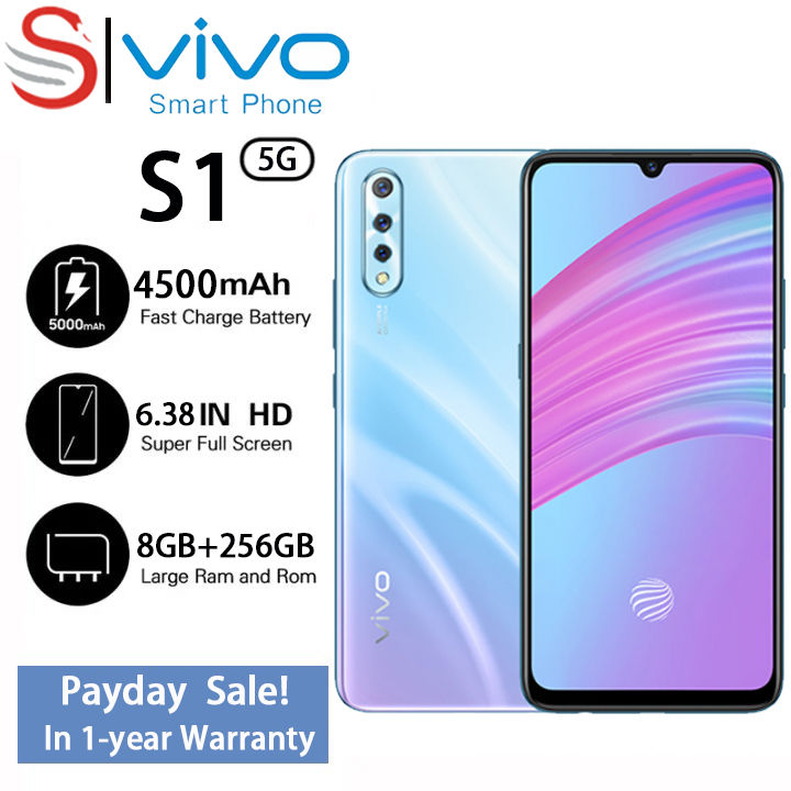 Global Version VIVO S1 cellphone 8+256GB ROM 4500mAh Battery gaming