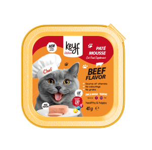 KEYF Kitchen Soft Canned Cat Food 100g Paté Mousse Multiple Flavor Choices