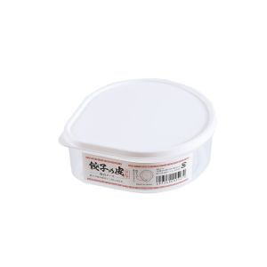 MEZCJ Plastic Dumpling Skin Storage Box Fresh-keeping Sealed Food Storage Container Special Anti-Adhesive Freezing Organizer Home Use