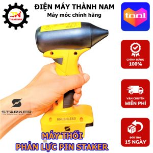 Máy thổi phản lực sử dụng chân pin phổ thông STARKER Đức chuyên dụng vệ sinh ô tô nhà cửa