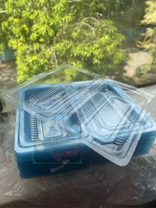 MIKA KUE/MIKA PLASTIK/MIKA JAJAN PASAR/MIKA BENING UKURAN GX4 MEREK GOSYEN ISI 100 PCS