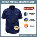 KEMEJA TACTICAL LAPANGAN PDL M-TAC LENGAN PENDEK - BAJU BAHAN DRILL - BAJU KEMEJA PREMIUM LENGAN PENDEK. 