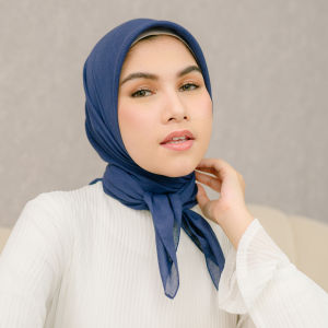 HIJAB BELLA SQUARE /SEGIEMPAT POLLYCOTTON/ JILBAB SEGI EMPAT SQUARE POLOS 115 X 115 CM
