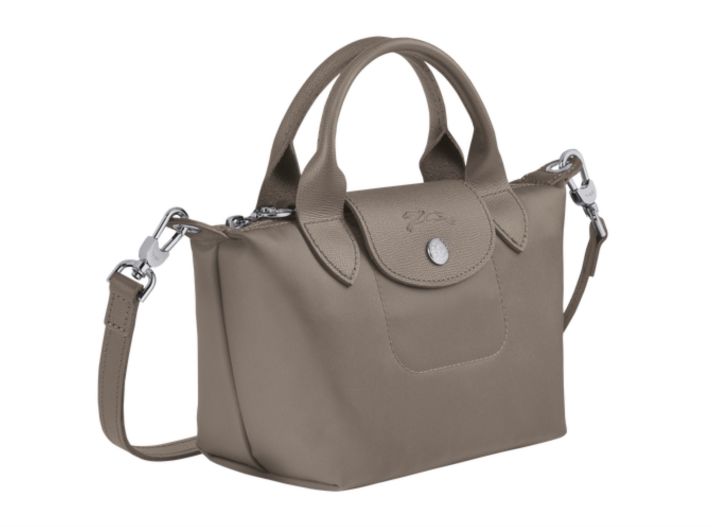 Longchamp le pliage medium online nylon short handle tote