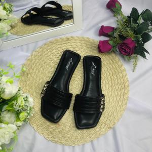 Lidora Store LS303 - Sandal Flat Wanita Selop - sendal teplek wanita - sendal wanita - sandal wanita
