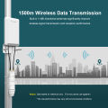 Wavlink Wireless 2.4GHz 300Mbps Long Range Outdoor AP/Repeater CPE Kit for PtP and PtMP Transmission | Point to Point WiFi Bridge | 2*2 MIMO 11dBi Antenna, 1.5km | Passive PoE Powered | Extend WiFi Network | Weatherproof Enclosure. 