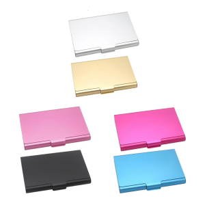 2Pcs Foldable Metal Business Case Light Weight Aluminum Holders For Corporate Gifts And Executive Essential