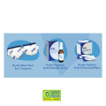 GoldHeart Bruder Eye Compress Moist Heat /Microwavable warm compress with beads for Dry Eyes or Stye/ Lightweight. 
