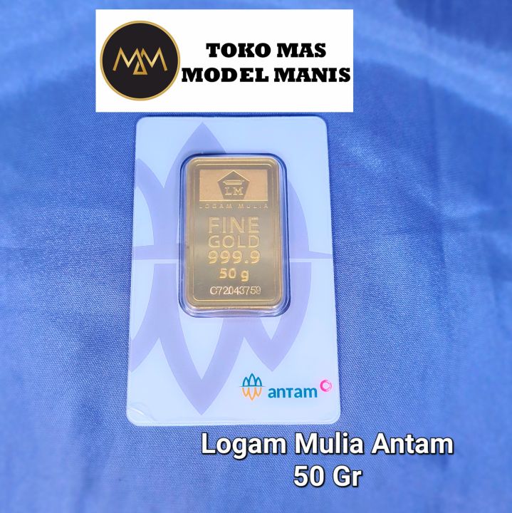 Logam Mulia Antam Press Logam Mulia 50gr (Gram)