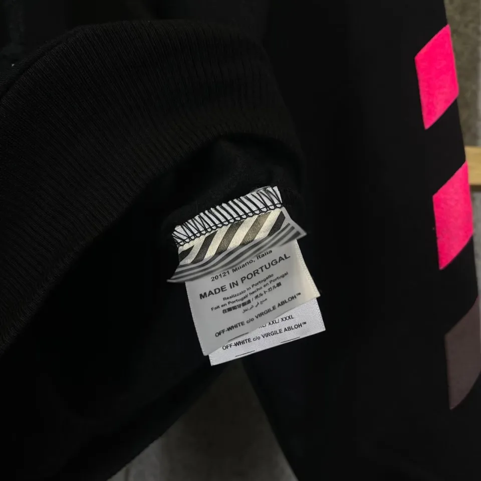 Off white gradient sales hoodie fake