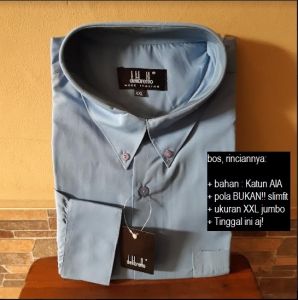 her+man Batik Pria Modern Kemeja Pria Slim fit WW56