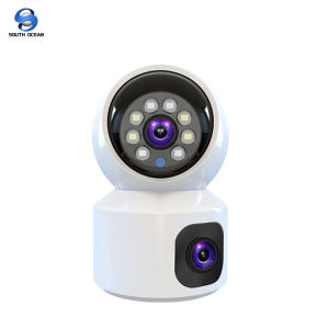 V380 5MP 2K Home CCTV Camera 360 Panoramic PTZ Camera CCTV Camera Wifi/4G Sim Card Dual Lens