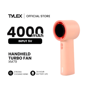 TYLEX XM79 Handheld Turbo Fan 4000mAh Strong Cooling Wind Liquid Crystal Display Mini Fan