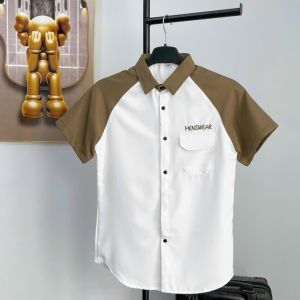 [ TẶNG QUÀ] Áo sơ mi nam nữ tay ngắn thêu họa tiết chữ phối màu đẹp sang trọng chất vải cotton lạnh chống nhăn xù mẫu mới 2023 giá rẻ [ ảnh thật+ video]