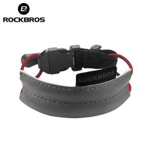 ROCKBROS Cycling Trouser Leg Band Adjustable Reflective Leg Strap Elastic Portable Buckle Bike Safety Pants Leg Belt