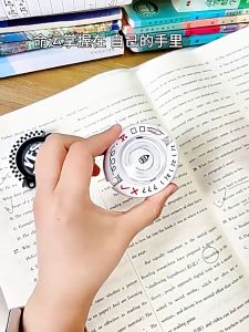 Decision Maker Rock Paper Scissors Stress Relief Desktop Toy Keychain Daily Fortune Spinner Wheel