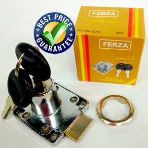 KUNCI TARIKAN LACI LOKER LEMARI KAYU KUNCI LACI FERZA 138-22AC