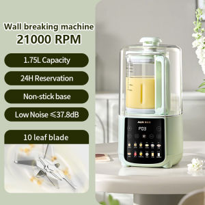 Upgraded Automatic Soy Milk Maker 1750ML Large Capacity12 FunctionsNo Filter NeededAnti-Overflow DesignQuiet OperationEasy Cleaningjuicer extractorblender portable