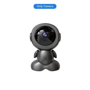 CCTV Robot for Smart Home Security Wireless 5MP Detect human child care monitor with colored light IP camera at night