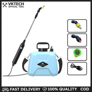 5L electric sprayer Garden automatic atomization USB rechargeable plant spray bottle Sprinkler garden irrigation 360 rotating sprinkler Car cleaning disinfection sterilization sprayer
