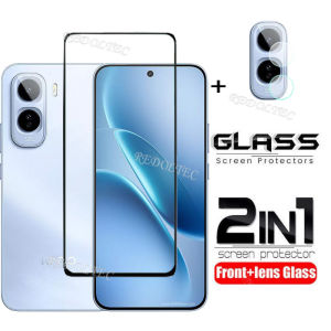 For IQOO Z11 5G 2 in 1 Screen Protector+ Protector Full Cover Full Glue VIVO IQOOZ11 Tempered Glass Film Protection With Camera Flim Protection