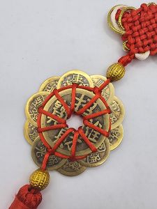 (SG Seller Ready Stocks) Auspicious Ancient Feng Shui Chinese 10 Coins Ornament 富贵十帝钱风水吊挂