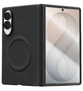 [Compatible with Magsafe] for Samsung Galaxy Z Fold 8 Case [Hinge Protection] [Built-in Screen Protector] All-Inclusive Leather Hard PC Shockproof Protective Z Fold 8 Cover