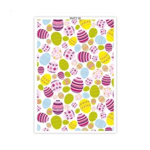 Clay Earrings Transfer Paper Easters Colored Eggs Printing Paper Water Soluble Transfer Decal Clay Transfer Sheets