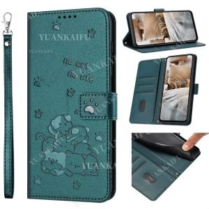 Suitable For Infinix Note 50 Pro Plus Pro+ Note50 50Pro 5G 4G 2025 Luxury Leather Phone Case shell Card Slot Sallet Cat Pattern Holder Shockproof And Anti Drop Phone Case