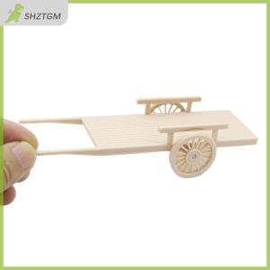 【SHZTGM】 บ้านตุ๊กตา1 12จำลองโมเดลรถเข็นไม้ประกอบบ้านตุ๊กตาเครื่องมือฟาร์มเครื่องประดับฉากไมโครของเล่นแกล้งเล่น