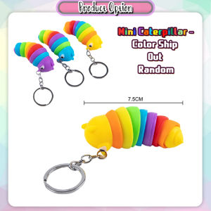 [Little B House] Caterpillar Toy Slug Toy Baby Sensory Toy Decompression Toy 毛毛虫玩具 解压玩具 Mainan Ulat - BT342
