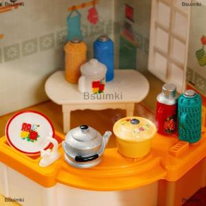 [COD] Bsuimki 1 12 Dollhouse Mini bếp than Ấm đun nước gas Tank mô hình Dollhouse nhà bếp cung cấp búp bê nhà đồ nội thất phụ kiện trang trí